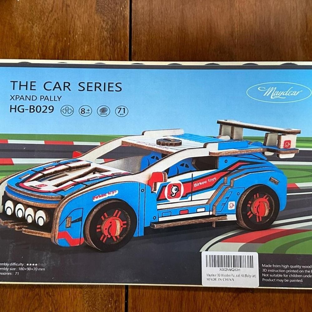 3D Wood Puzzle the car series xpand pally HG B029 Maydear